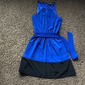 Express blue cocktail dress